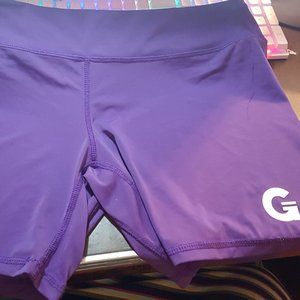 GRRRL Stretchy Workout Shorts Purple (Size SAM)